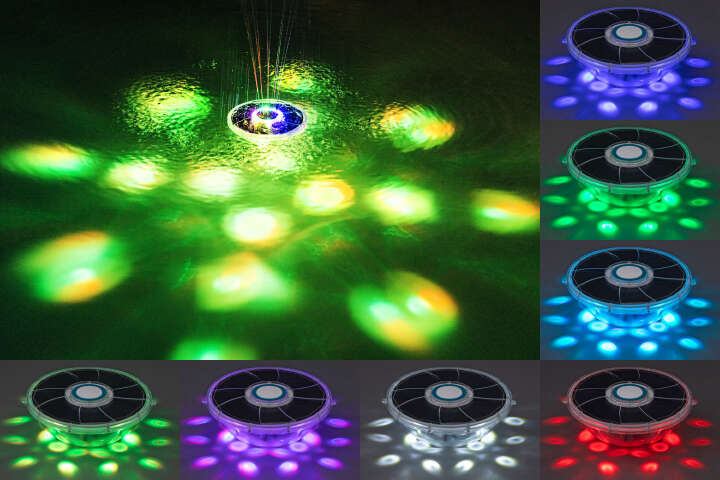 Bestway Poolfontäne FloatBright mit Solar-LED